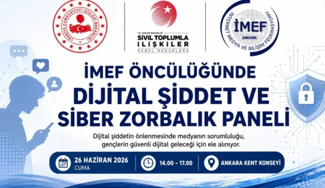 Ankara'da düzenlenen dijital şiddet ve siber zorbalık paneli