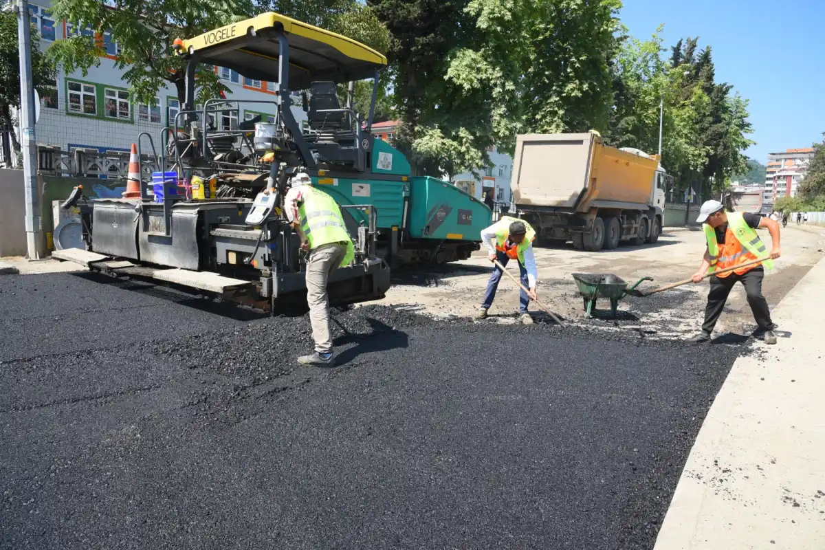 Giresun’da Asfalt Seferberliği: Teyyaredüzü Mahallesi Yolları Yenileniyor