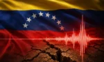Venezuela'da meydana gelen 7.5 ve 7.2 büyüklüğündeki depremlerin ardından hasar gören binalar