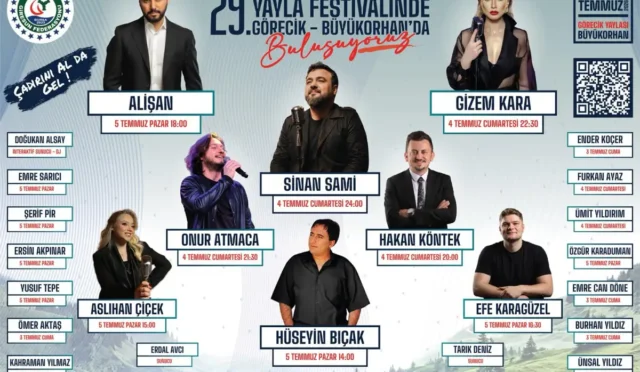 Bursa Giresunlular Otçu Göçü Yayla Festivali'nde buluşan kalabalık