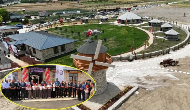 Kağılcık Ekolojik Teke Obası açılış töreni
