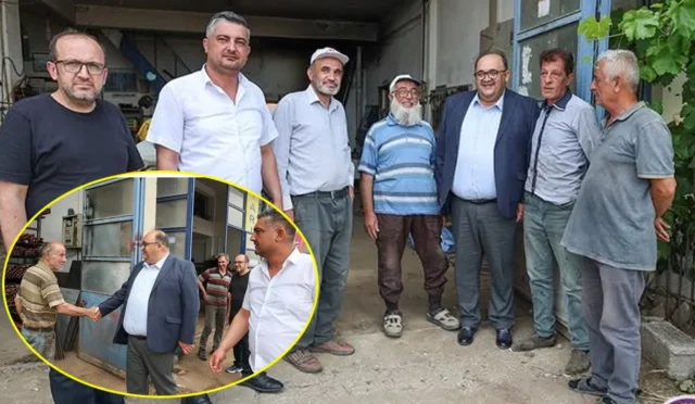 Keçiborlu Belediye Başkanı Yusuf Murat Parlak, sanayi esnafıyla bir araya gelerek talepleri dinledi.