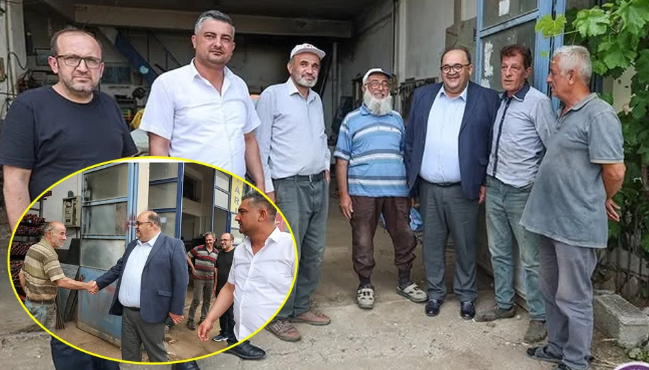 Keçiborlu Belediye Başkanı Parlak, Sanayi Esnafıyla Buluştu: Sorunlara Yerinde Çözüm