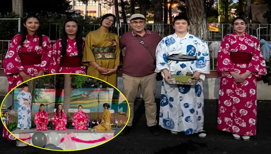 Burdur Lisesi Mezuniyet Töreninde Japon Esintileri: Çay Seremonisi ve Sushi İkramı Büyük İlgi Gördü