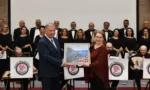 Isparta'da ITSO ve ISVAK iş birliğiyle düzenlenen Türk Sanat Müziği konserinden genel görünüm