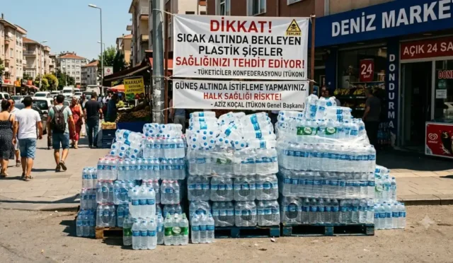 Güneşte bekleyen plastik su şişeleri ve damacanalar, sağlık riski uyarısı