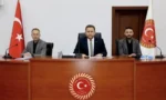 Isparta İl Özel İdaresi binası ve kırsal kalkınma projelerini temsil eden görseller