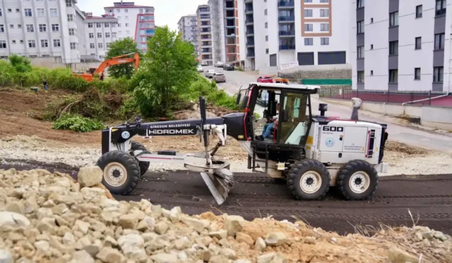 Giresun'da devam eden altyapı ve üstyapı çalışmaları