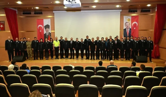 Elazığ İl Emniyet Müdürlüğü 2026 yılı rütbe terfi töreni