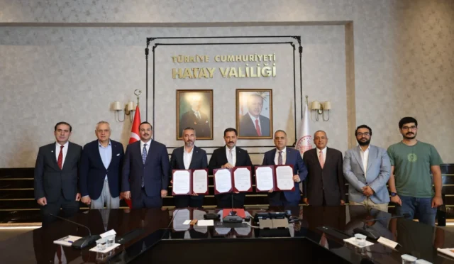 Hatay'da tarım ve hayvancılık sektörüne yönelik organize tarım bölgesi yatırımını gösteren görsel