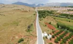 Doğanşehir Yolkoru Mahallesi'nde tamamlanan modern yol çalışması