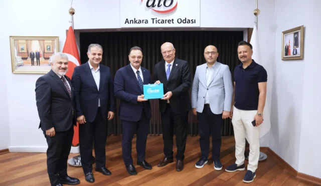TİMBİR yönetimi ATO Başkanı Gürsel Baran'ı ziyaret etti