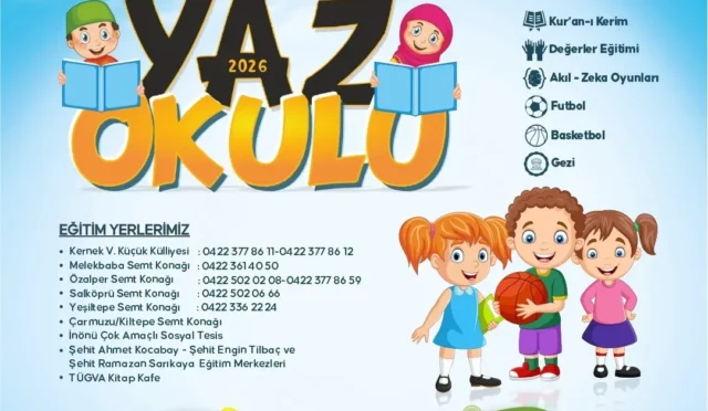 Malatya'da yaz okulu başlıyor, öğrencilere yönelik eğitim ve sosyal aktivite programı