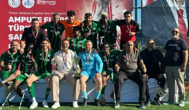 Malatya Büyükşehir Belediyespor ampute futbolcuları milli takım aday kadrosunda
