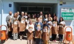 Çankaya'da Barista eğitimi alan kadınlar sertifikalarını alıyor