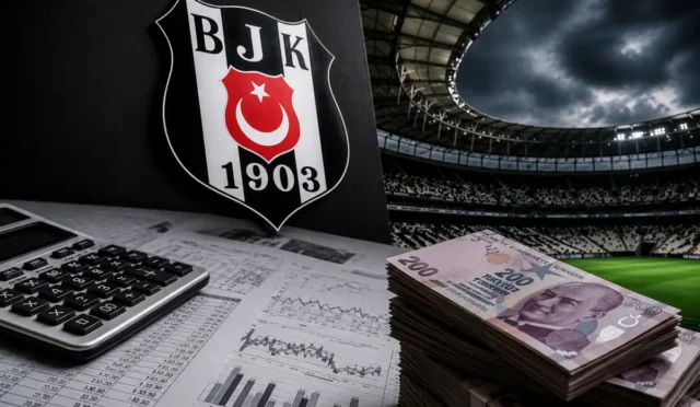 Beşiktaş Kulübü'nün borcunun 26 milyar lirayı aştığını gösteren grafik