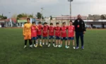 Ceylanpınar Ceylan Yurdu Futbol Akademisi'nde antrenman yapan genç futbolcular