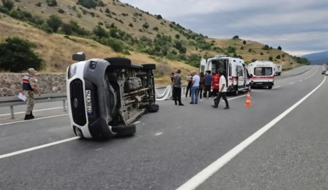 Gaziantep’ten Erzurum’a Giden Minibüs Takla Attı: 15 Yaralı