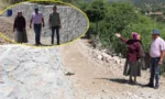 Antalya İbradı'da tamamlanan Dolay Yolu istinat duvarı projesi