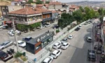 Kırıkkale Sanayi Çarşısı'nda açılan Kırbel Sanayi Kafe'nin dış görünümü