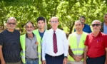 Yeşilyurt Belediyesi'nin Görgü Mahallesi'nde yürüttüğü yol ve kaldırım çalışmaları