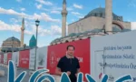 Mevlânâ Müzesi'nin turkuaz kubbesi ve Konya'nın tarihi dokusu