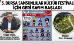 Bursa Keles Kocayayla'da düzenlenen 3. Samsunlular Kültür Festivali'nden genel görünüm