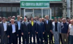 Akyaka Esenyayla Köyü'nde vatandaşlarla bir araya gelen heyet