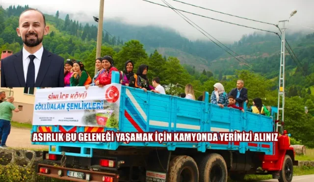 Trabzon'un Şalpazarı ilçesindeki Sinlice Köyü Göllüalan Şenliği'ne hazırlık
