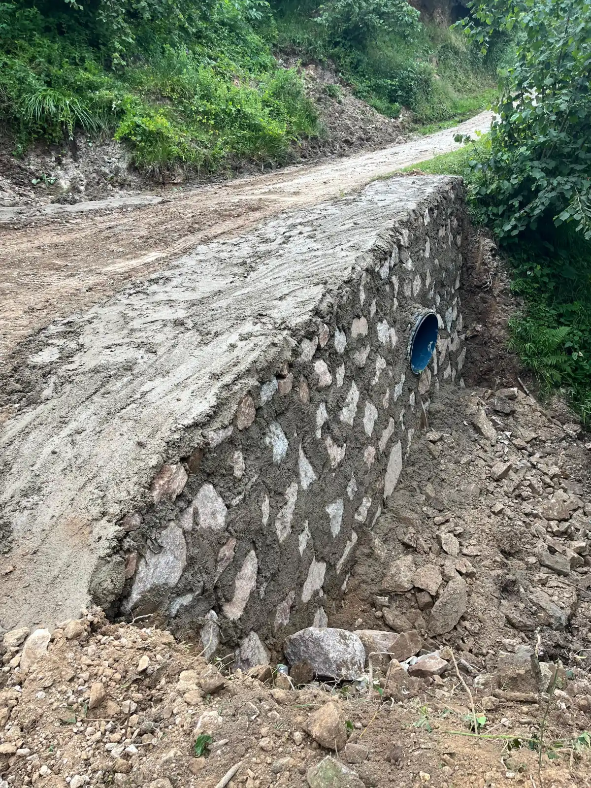 Giresun’da Tehlike Yaratan Menfez Bir Günde Yenilendi: Kuzgun Köyü Sakinleri Güvende