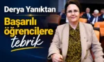 Aile ve Sosyal Hizmetler eski Bakanı Derya Yanık, LGS'de tam puan alarak Türkiye birincisi olan Osmaniyeli öğrencileri tebrik ediyor.