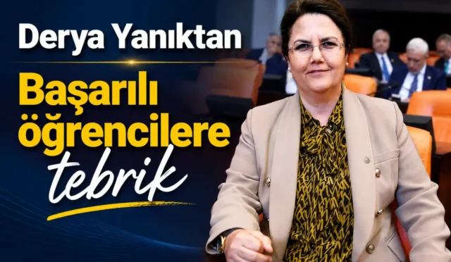 Aile ve Sosyal Hizmetler eski Bakanı Derya Yanık, LGS'de tam puan alarak Türkiye birincisi olan Osmaniyeli öğrencileri tebrik ediyor.