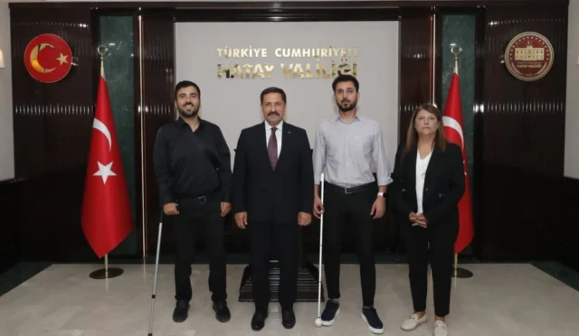 Vali Masatlı, Engelsiz Dünya Federasyonu heyeti ile engelli bireylerin iklim politikalarına katılımını görüştü.