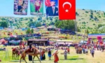 Burdur Aziziye Yaylası'nda düzenlenen 23. Kültür, Sanat ve Yayla Şenliği'nden genel görünüm