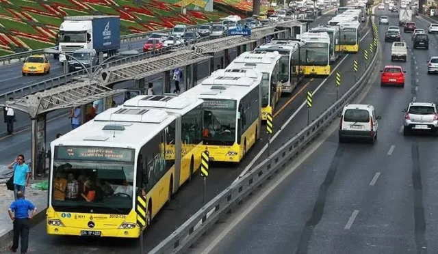 15 Temmuz anma etkinlikleri nedeniyle değişen metrobüs güzergahını gösteren harita