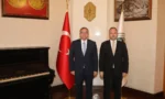 Arpaçay Kaymakamı Mehmet Abdulkadir Güvenç göreve başlarken çekilmiş fotoğrafı