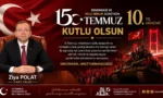 Kars Valisi Ziya Polat'ın 15 Temmuz Demokrasi ve Milli Birlik Günü mesajı