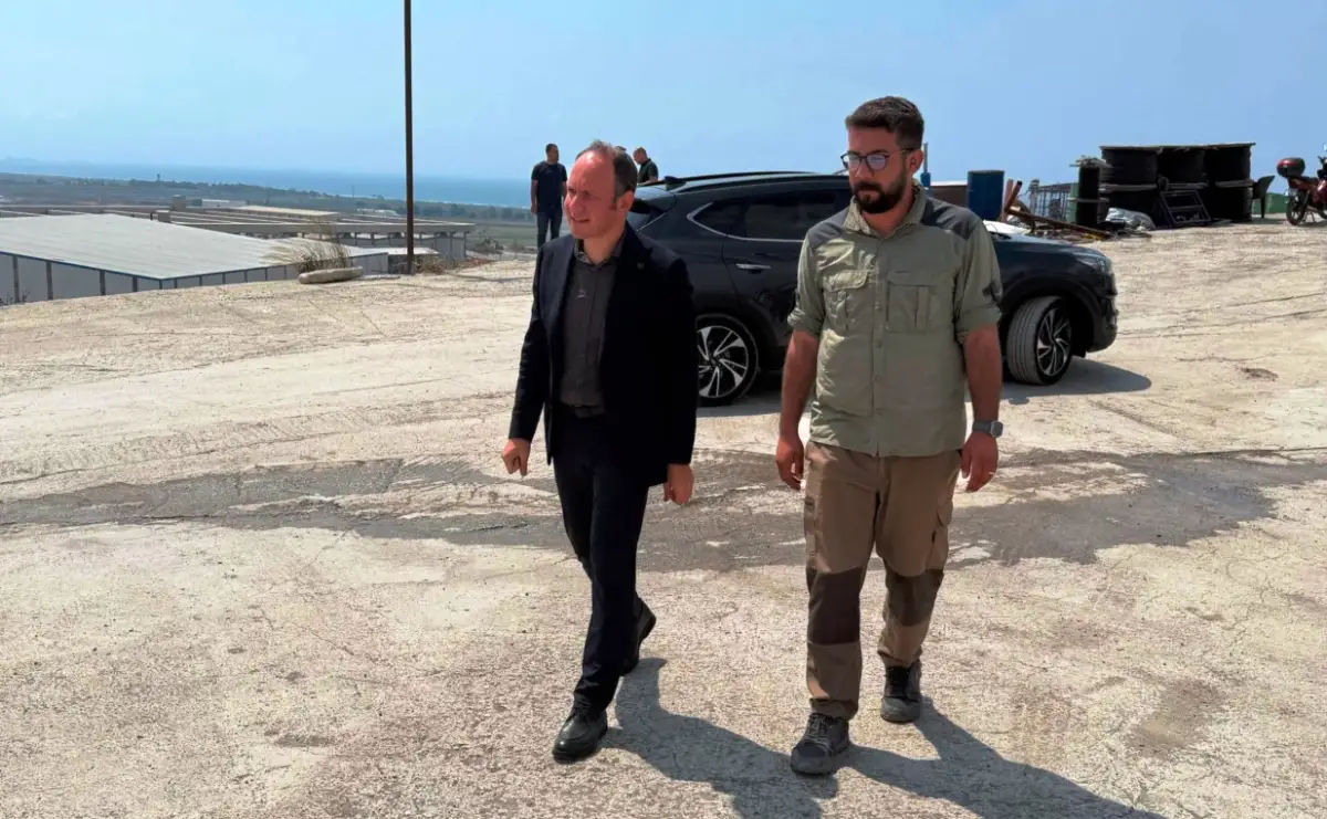 Erzin Kaymakamı Yunus Emre Akpınar, OSB’de Devam Eden Çalışmaları Yerinde İnceledi