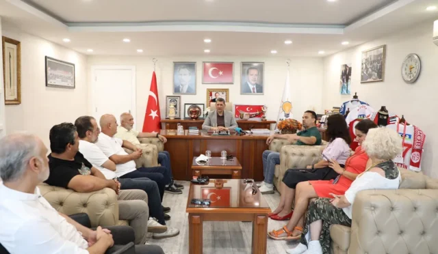 TİMBİR Antalya Şubesi heyeti, AK Parti Antalya İl Başkanı Ali Çetin ile bir araya geldi.