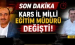 Kars İl Milli Eğitim Müdürü Vasıf Munis'in yeni göreviyle ilgili haber görseli