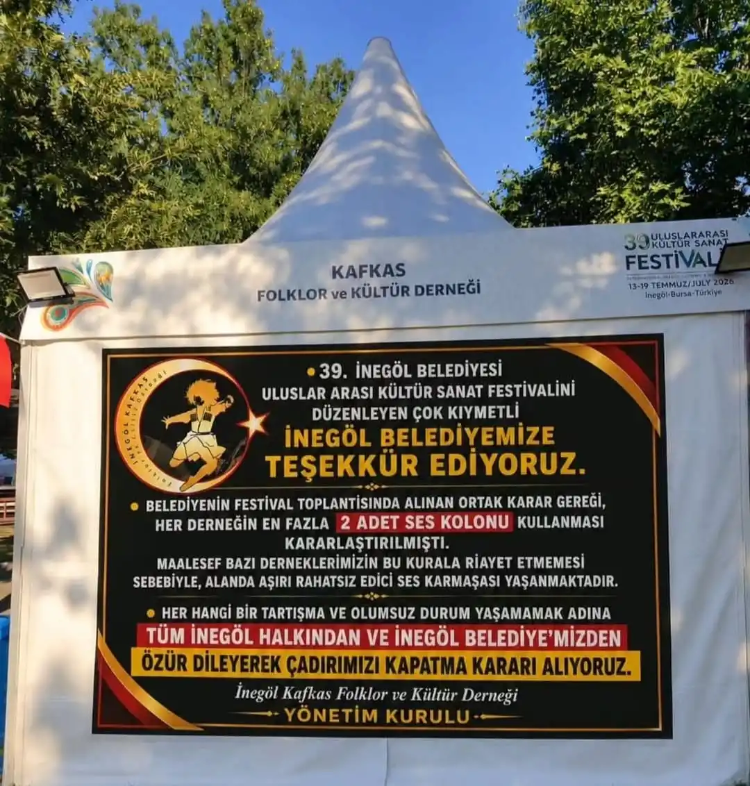 İnegöl Festivalinde Yüksek Ses Krizi Sona Erdi: Dernekler Ortak Kararla Gürültüye “Dur” Dedi