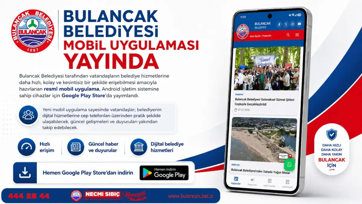 Bulancak Belediyesi Dijitalleşiyor: Yeni Mobil Uygulama Vatandaşın Hizmetinde