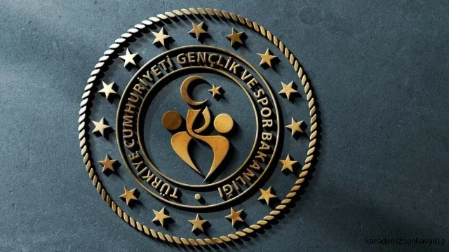 Gençlik ve Spor Bakanlığı logosu ve '550 personel alımı' yazısı