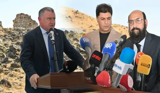 Şeyh Hevinda Ziyaretgâhı'nda restorasyon çalışmalarının başlangıcını gösteren tören