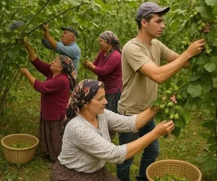 Giresun'da 2026 yılı fındık hasadı dönemi için belirlenen işçi ücretleri ve çalışma saatleri