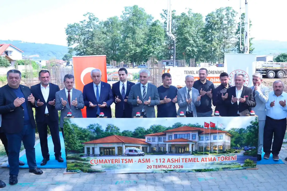 Cumayeri’nde Modern Entegre Sağlık Tesisi’nin Temeli Dualarla Atıldı