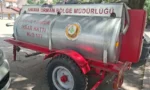 Ankara'da ormanlık alanlardaki mahallelere yangın söndürme tankeri teslimatı