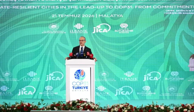 Malatya'da COP31 hazırlıkları kapsamında iklime dirençli şehirler için düzenlenen uluslararası toplantıdan genel görünüm