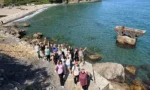 Kdz. Ereğli'deki Kireçlik Burnu Tafoni Kayaları'nın jeolojik ve endüstriyel miras farkındalık rotası kapsamında keşfi.