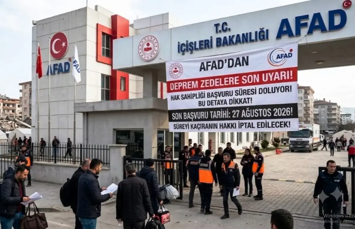 Hatay Depremzedelerine Önemli Duyuru: Konut Hak Sahipliği İçin Son Günler!